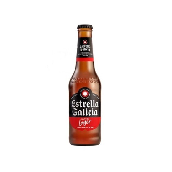 Cerveza Estrella Galicia Lager 24x330cc