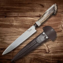 Cuchillo Gaucho 20 cm Asta Ciervo Roseta PATAGÓN