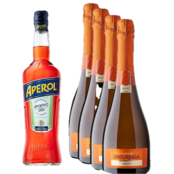 Pack Aperol mas 4 Espumantes Undurraga Brut