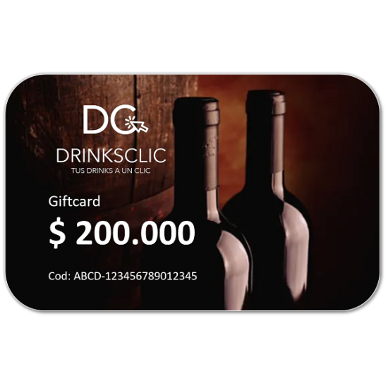 Gift Card Digital DrinksClic  $200.000