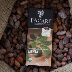 Chocolate Menta, 60% Cacao, 50GR (Caja de 10 barras)