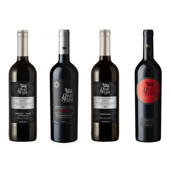 Pack Oveja Negra 3 Gran Reserva mas 1 Red Blend